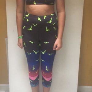 Athleisure cropped leggings